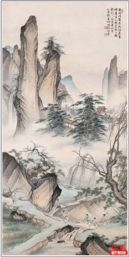 客廳博物館珍藏畫作 自由品質生活的首選之 踏歌圖